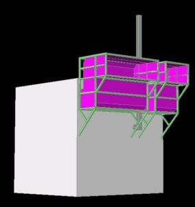 Duct support structure
