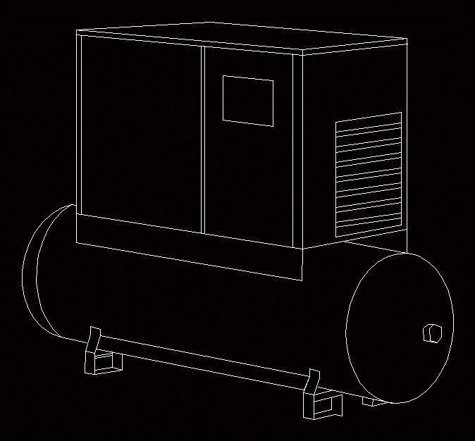 Compresor de aire - bulto del tipo