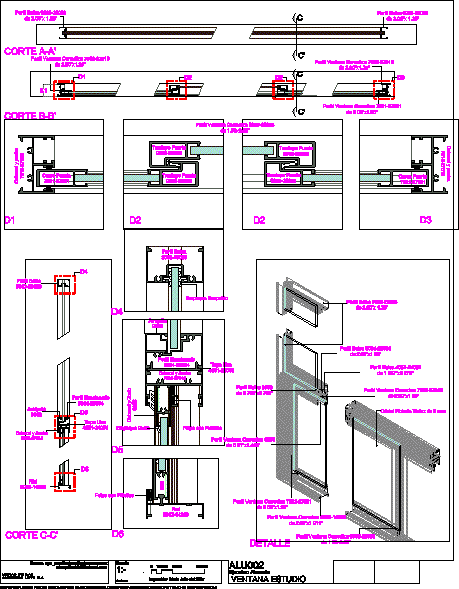 Ventana de alunio