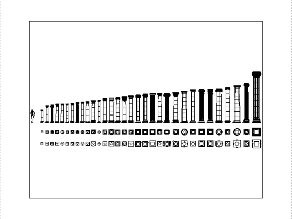 Different types of columns