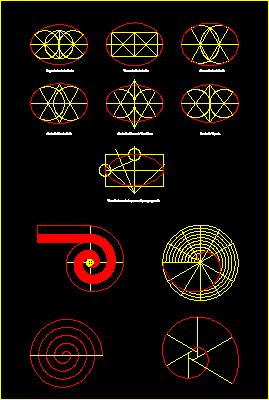 ovales et spirales