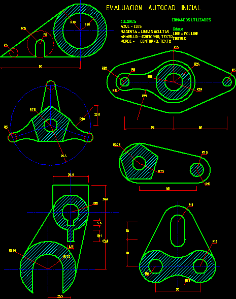 Practice basic autocad