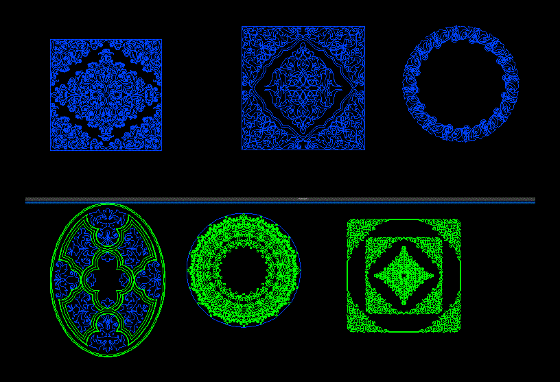 2D-Ornamente.