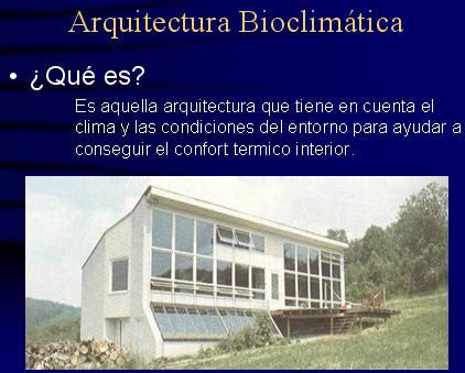 Bioclimatic architecture doc