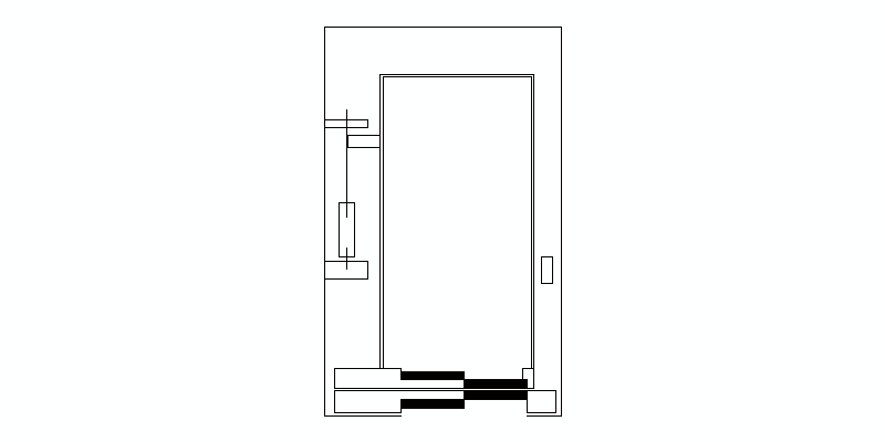 Dimensioni dell'ascensore 2780 X 1700 mm