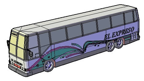 Autobus de voyageurs Prévost 1995
