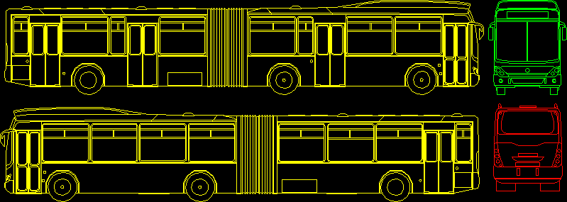 ônibus articulado