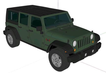 Jeep Wrangler Unlimited 2009 – 3D