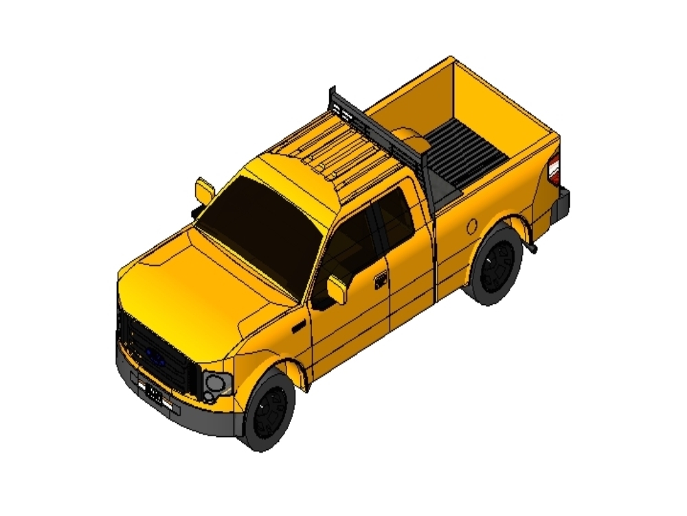 Ford Wolf F-150 8 Zylinder 3D-Modell