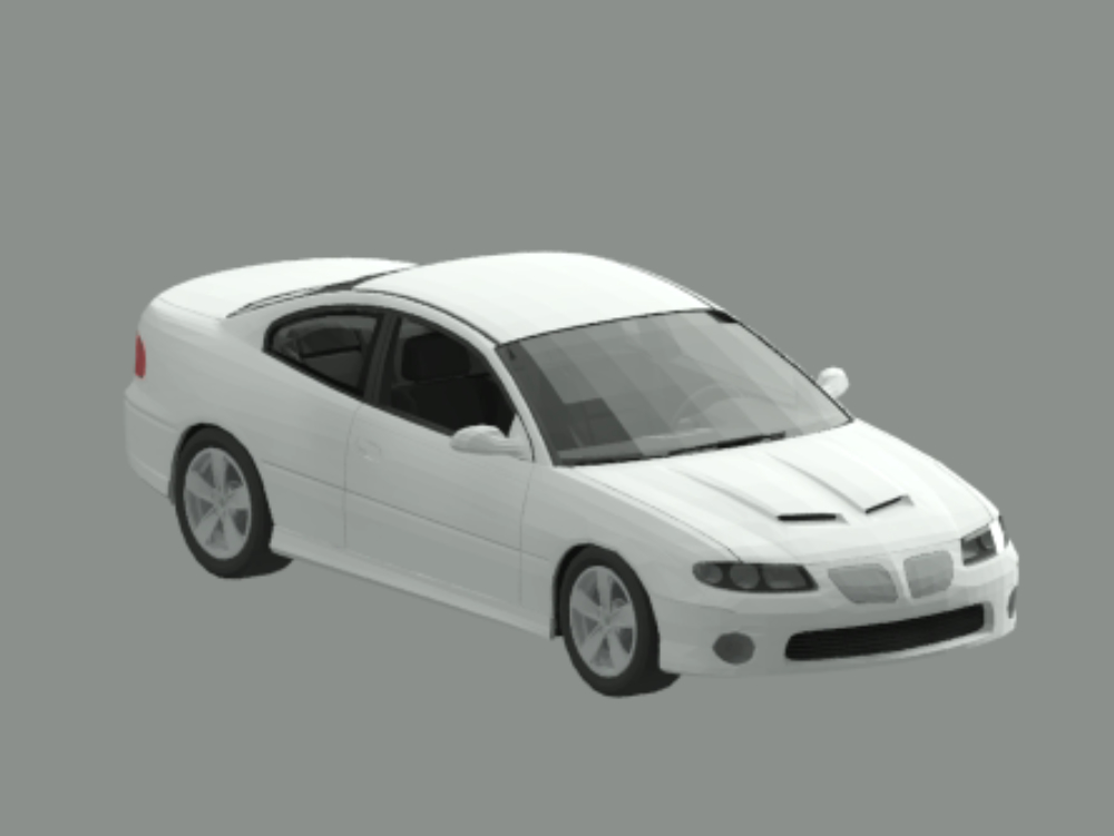 Auto 3D-CAD-Zeichnung