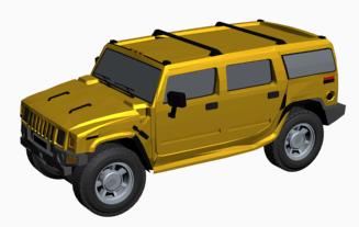 3D-Hummer-Truck