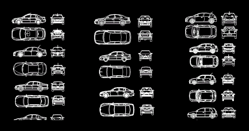 Blocks of Cars for blueprints