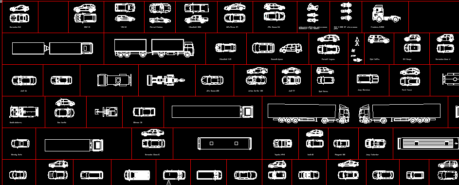 Vehicles various views