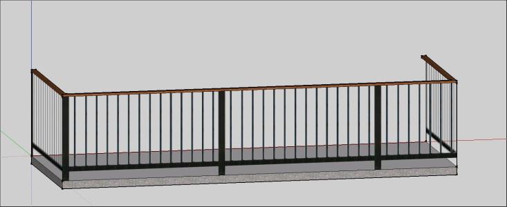 railings 3d