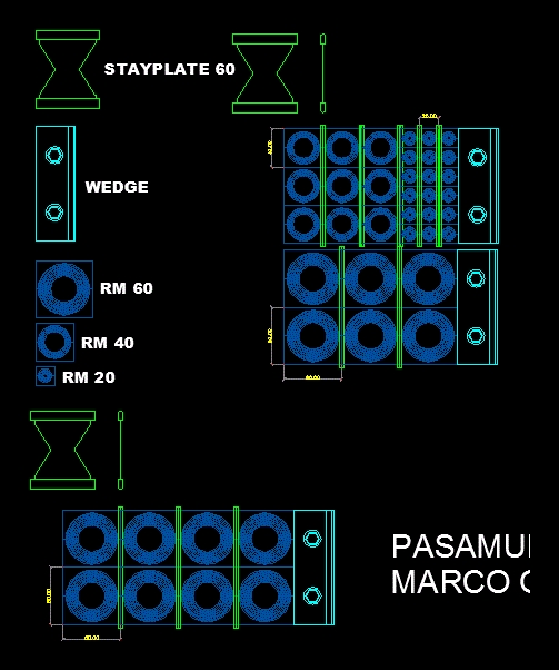 Distribucion pasamuros