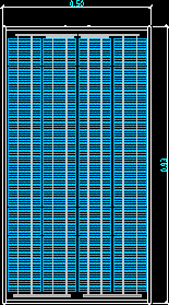 Placa solar 2d