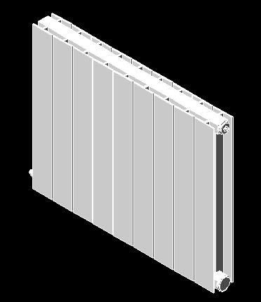 radiateur en aluminium 3d