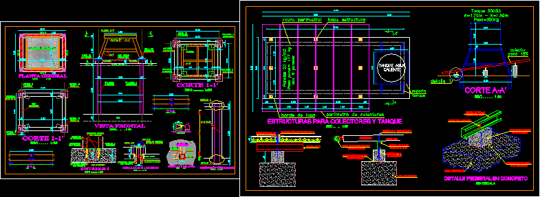 Painel solar e depósito de água quente