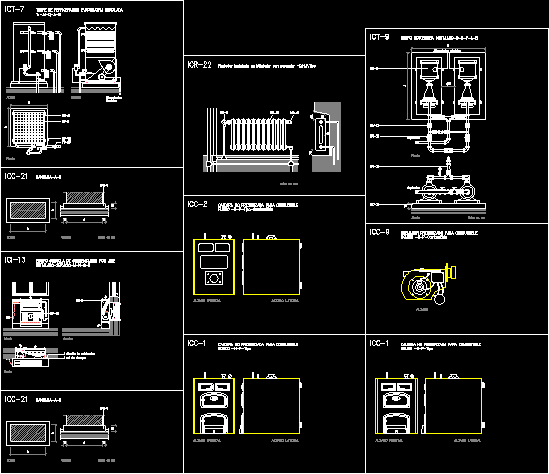 planos de caldeira