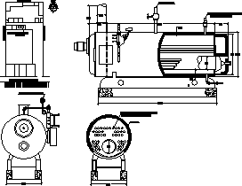 chaudière en coupe