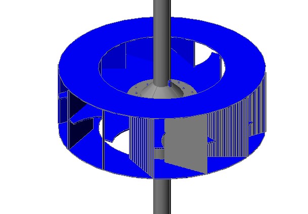 Rotor for primary fan