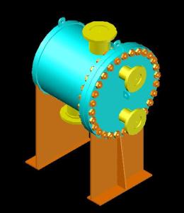 scambiatore di calore 3d