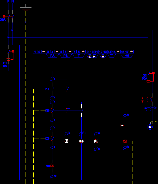 Schéma électrique chambre frigorifique