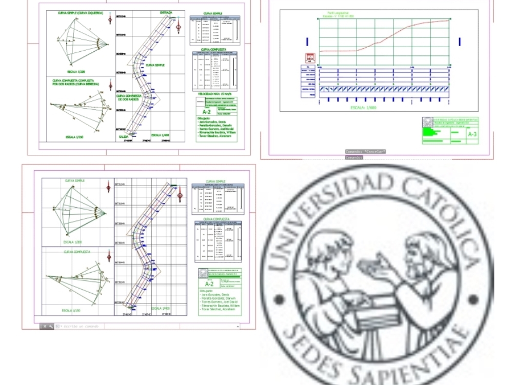 Diseno de una via (universidad catolica sedes sapientiae)