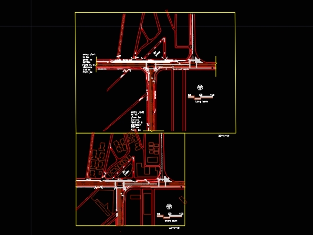 Staggered junction improvement plan