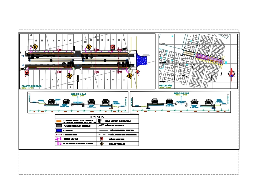 Remodeling of urban roads in pisco