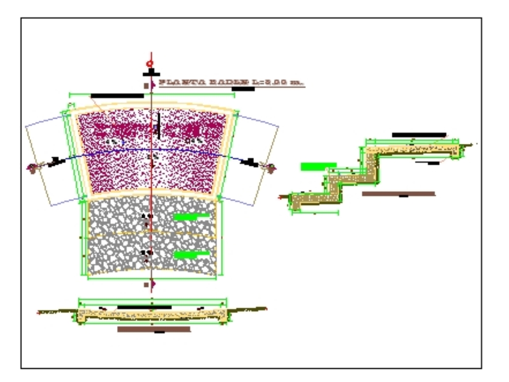 Baden of reinforced concrete