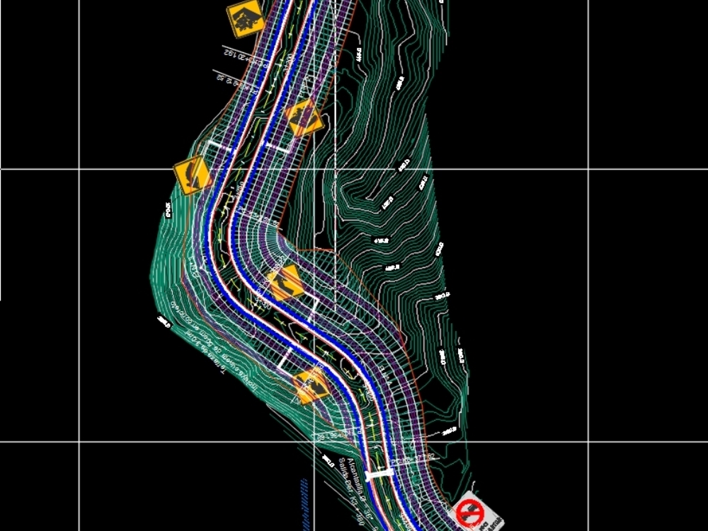 Geometric design of track and signaling