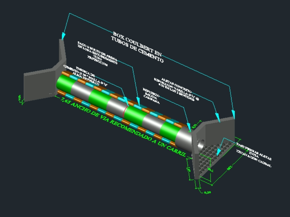 3d alcantarilla en tubos 30