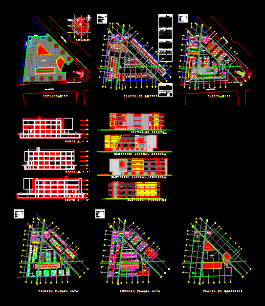 Mercado moderno arquitetonicos