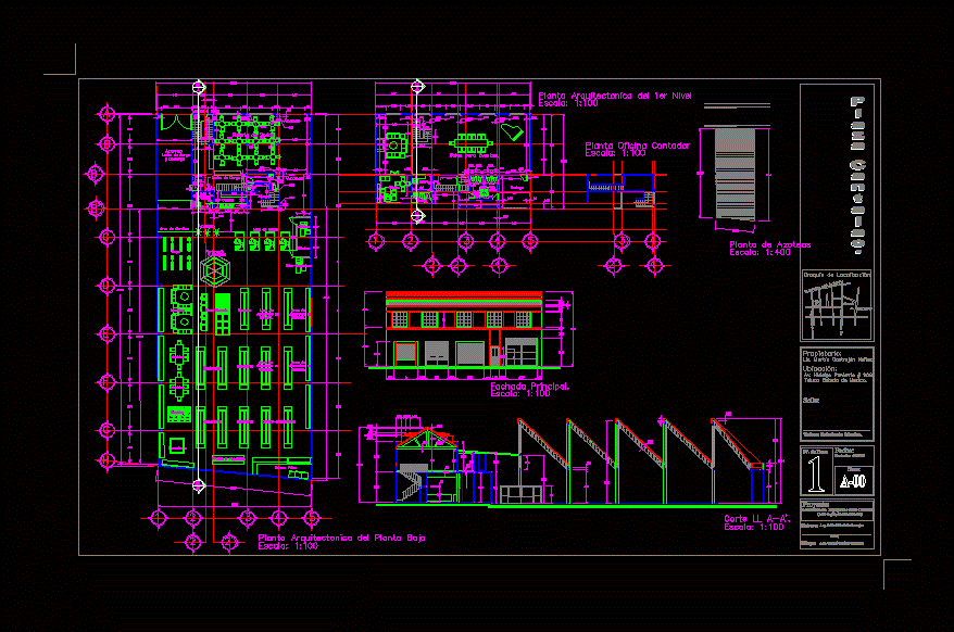 Planta bodega comercial