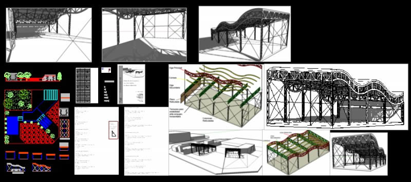 Edificio comercial - estructura metalica