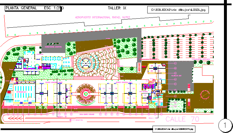 Aeropuerto y centro de compras