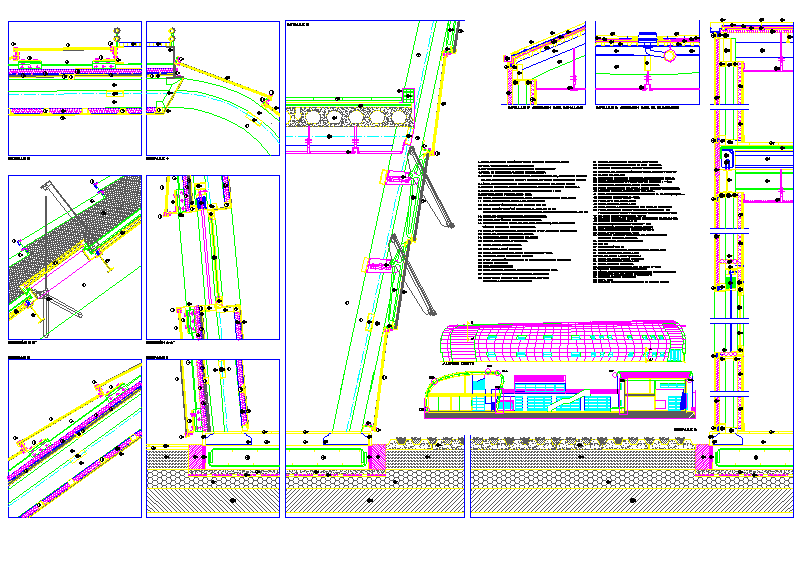 Seccion constructiva centro inmigrantes