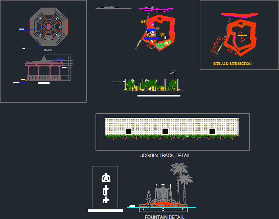 Equipamiento para parques, construcciones varias