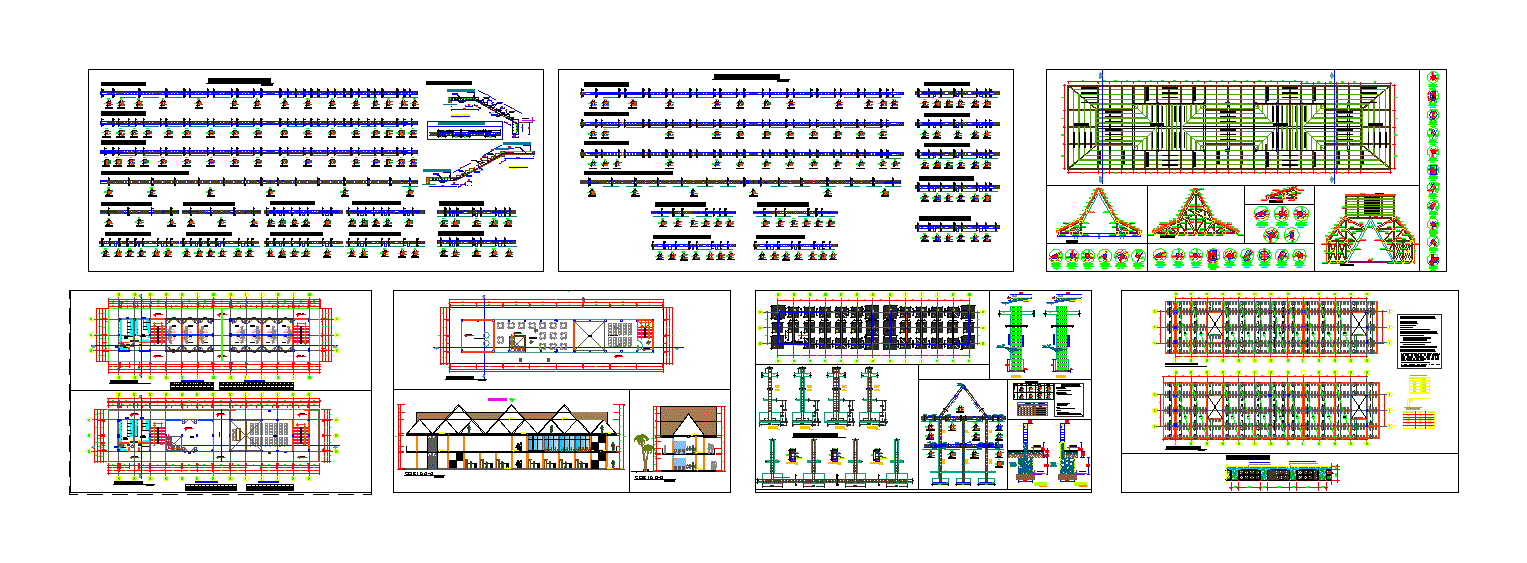 Architecture and structural plan - oxapampa market
