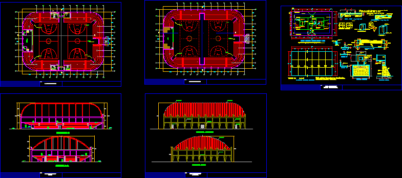 Coliseo deportivo - arquitectura