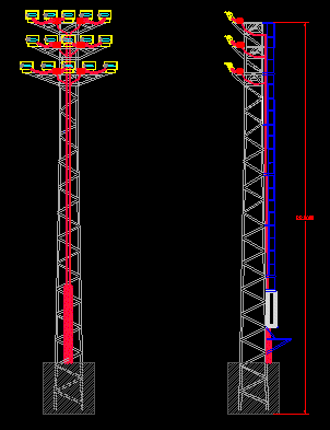 Torre iluminacion