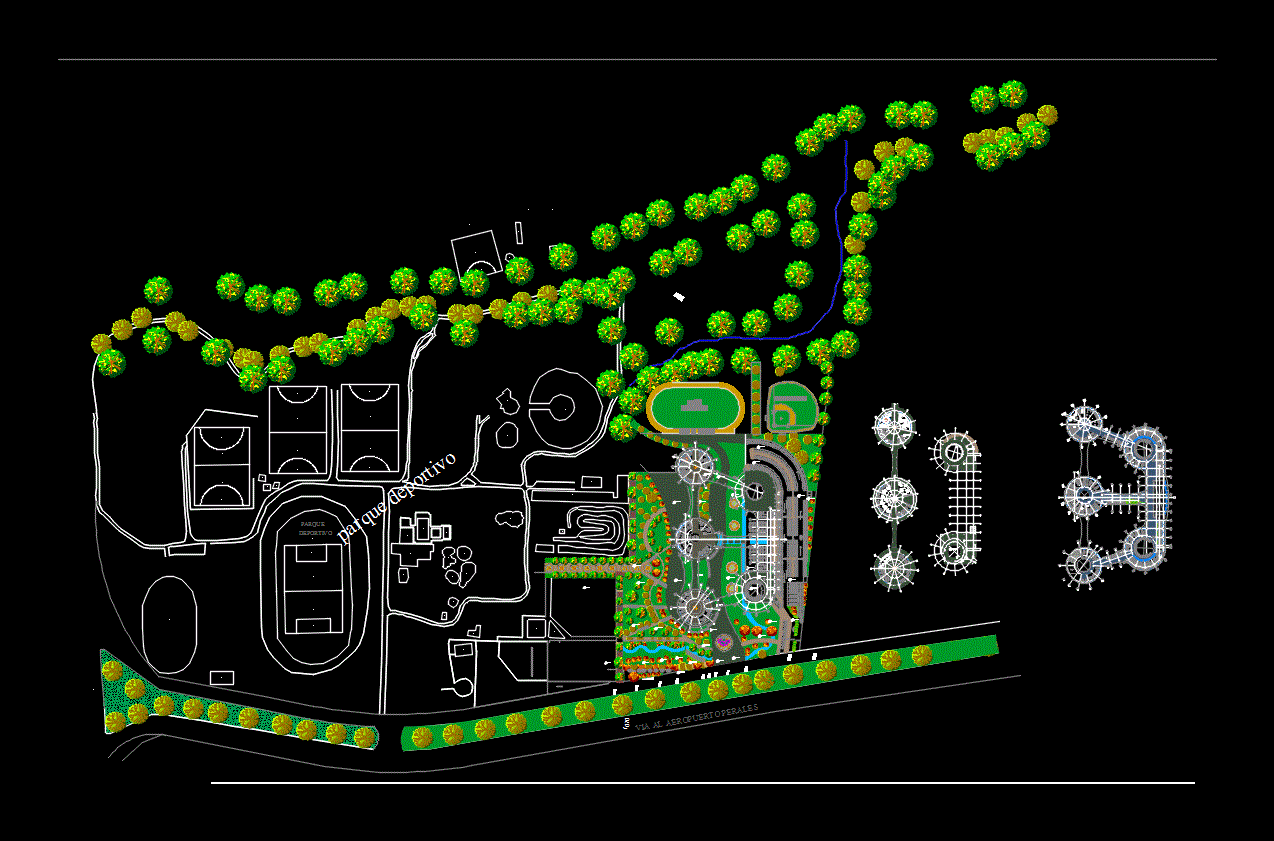 Diseño politécnico deportivo; estructura