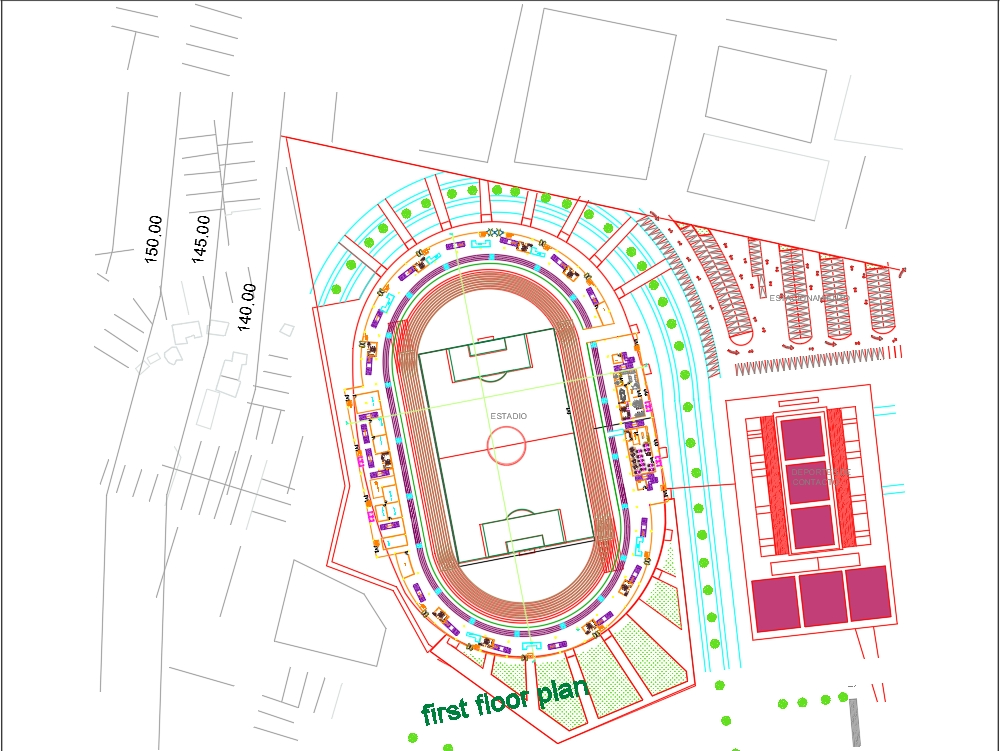 Complexe sportif - stade