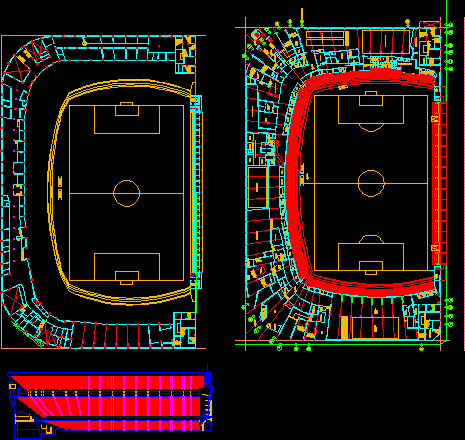 Estadio de football la bombonera