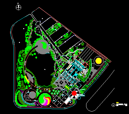 Plano de parque recreativo en China