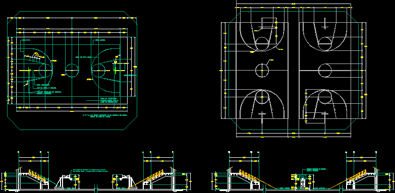 Canchas de basquetball