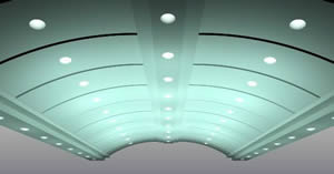 vaulted ceiling