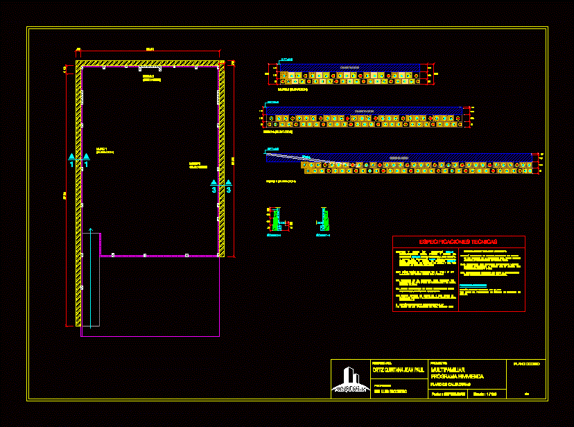 Plano de calzaduras