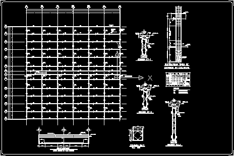 Planta cimentacion y detalles